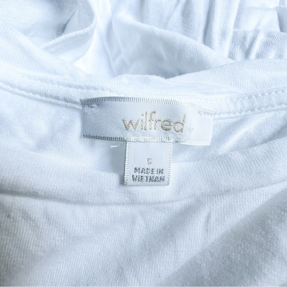 Aritzia Wilfred Anvers T-Shirt Bright White - Size Small - Picture 5 of 6